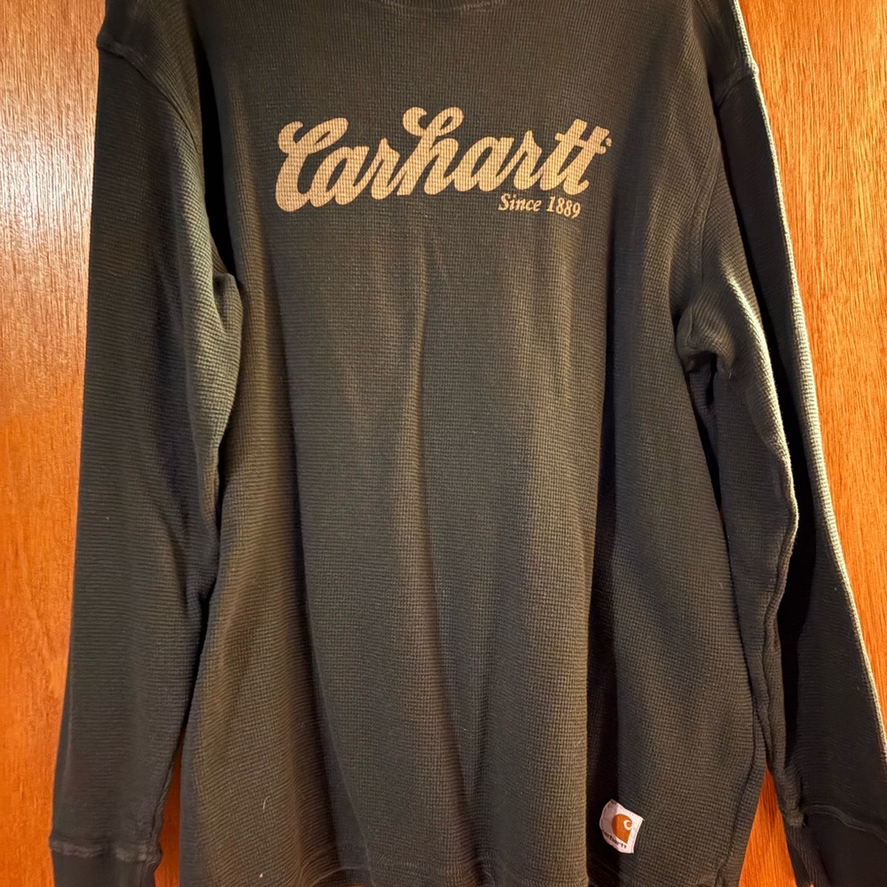 Carhartt Dark Green Thermal Shirt